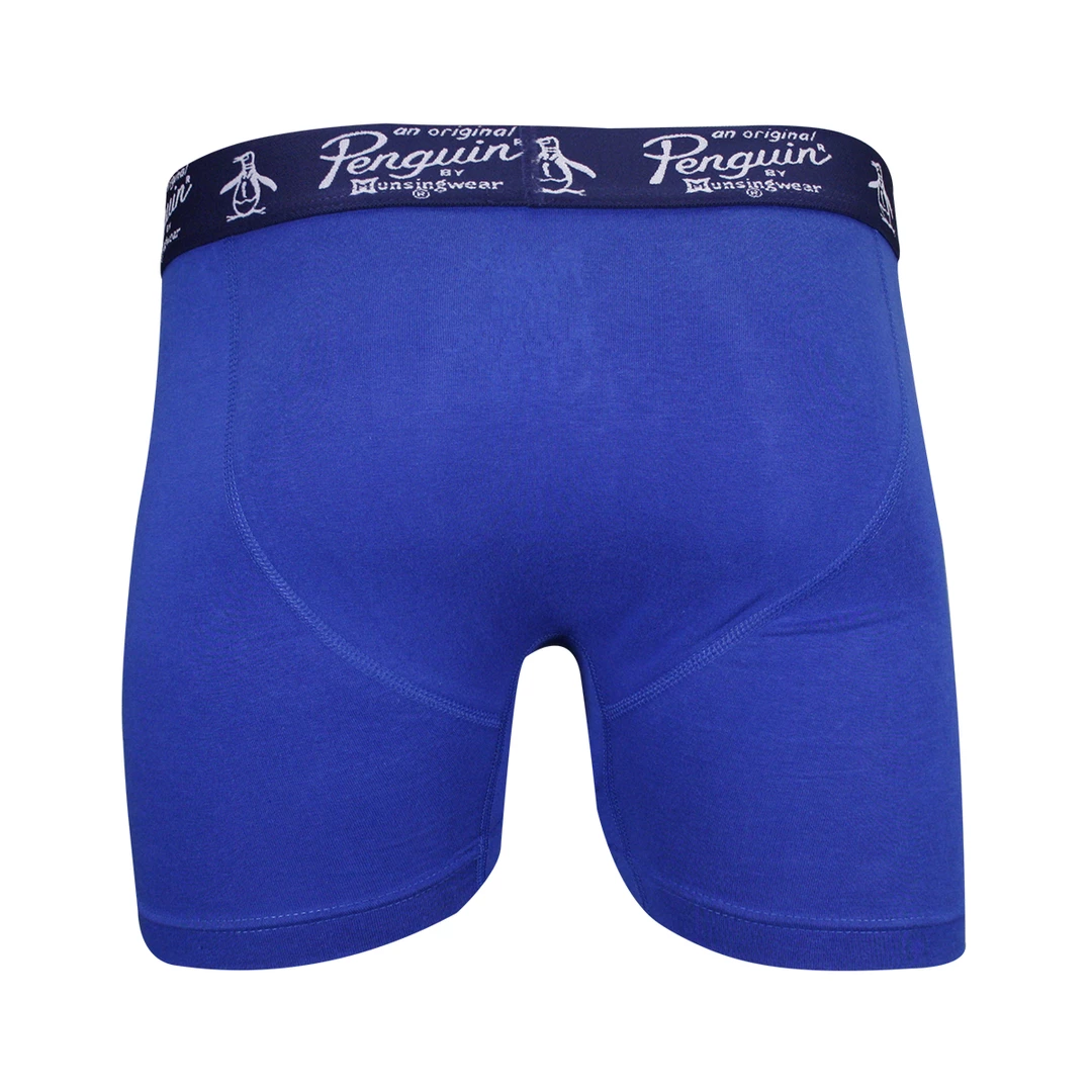 Original Penguin Men's Blue Open Fly Boxer Brief (S01C) 4 Original Penguin Men's Blue Open Fly Boxer Brief (S01C)
