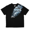 Ecko Unltd. Men's Black W/ Blue Logo V-Neck S/S T-Shirt (Size 3X)