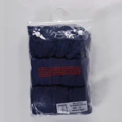 Original Penguin Men's 3 Pack Solid Navy W/ White Strap Boxer Briefs (Sizes XL)