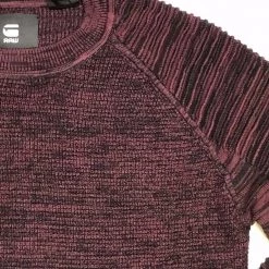 G-STAR RAW Women's Maroon Suzaki Knit L/S Pull Over Sweater (Retail $120) (Size XS)