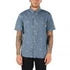 Vans Off The Wall Men's Dress Blue Houser S/S Woven Shirt 1 Vans Off The Wall Men's Dress Blue Houser S/S Woven Shirt