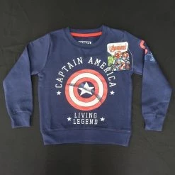 Marvel Kid's Captain America Living Legend L/S Graphic T Shirt Kids