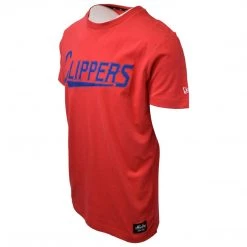 Spotted Clothing New Era Men’s Los Angeles Clippers Red Embroidered S/S T-Shirt