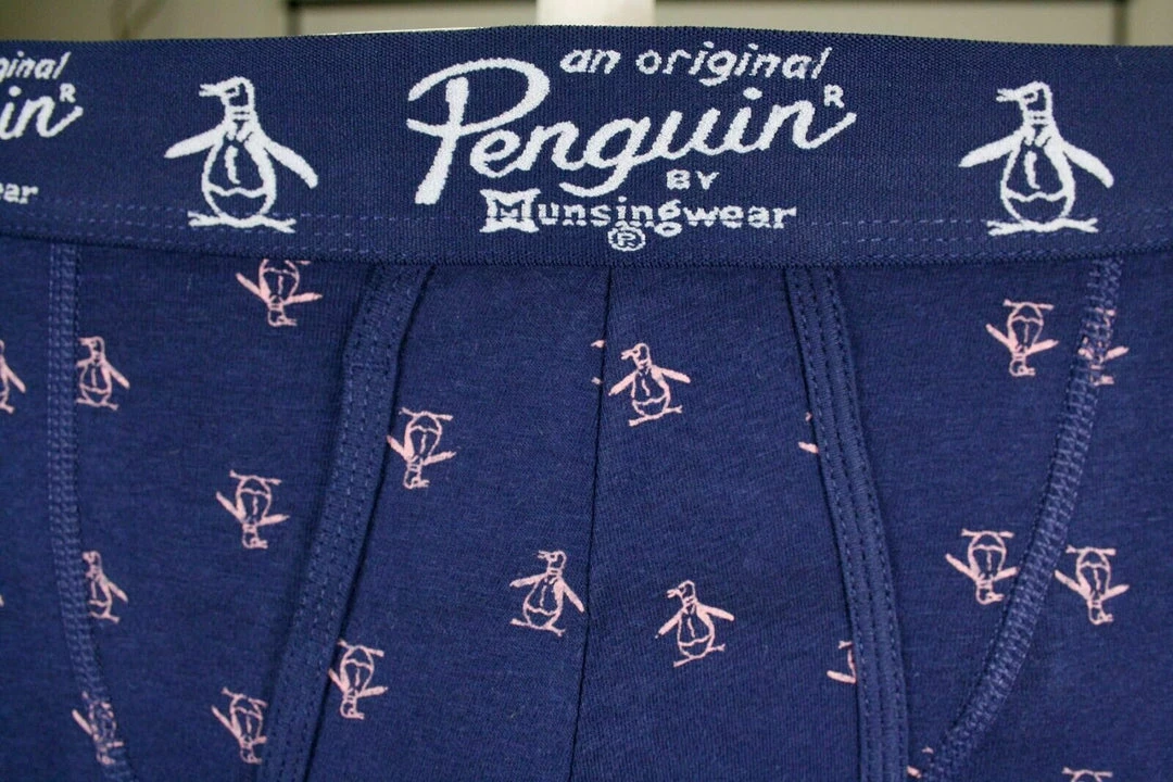 Original Penguin Men's 2 Pack Navy Blue All Over Pete Boxer Briefs 6 Original Penguin Men's 2 Pack Navy Blue All Over Pete Boxer Briefs