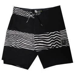 Volcom Men's Black Macaw Faded Mod-Tech Board Shorts (Retail $60) Mens