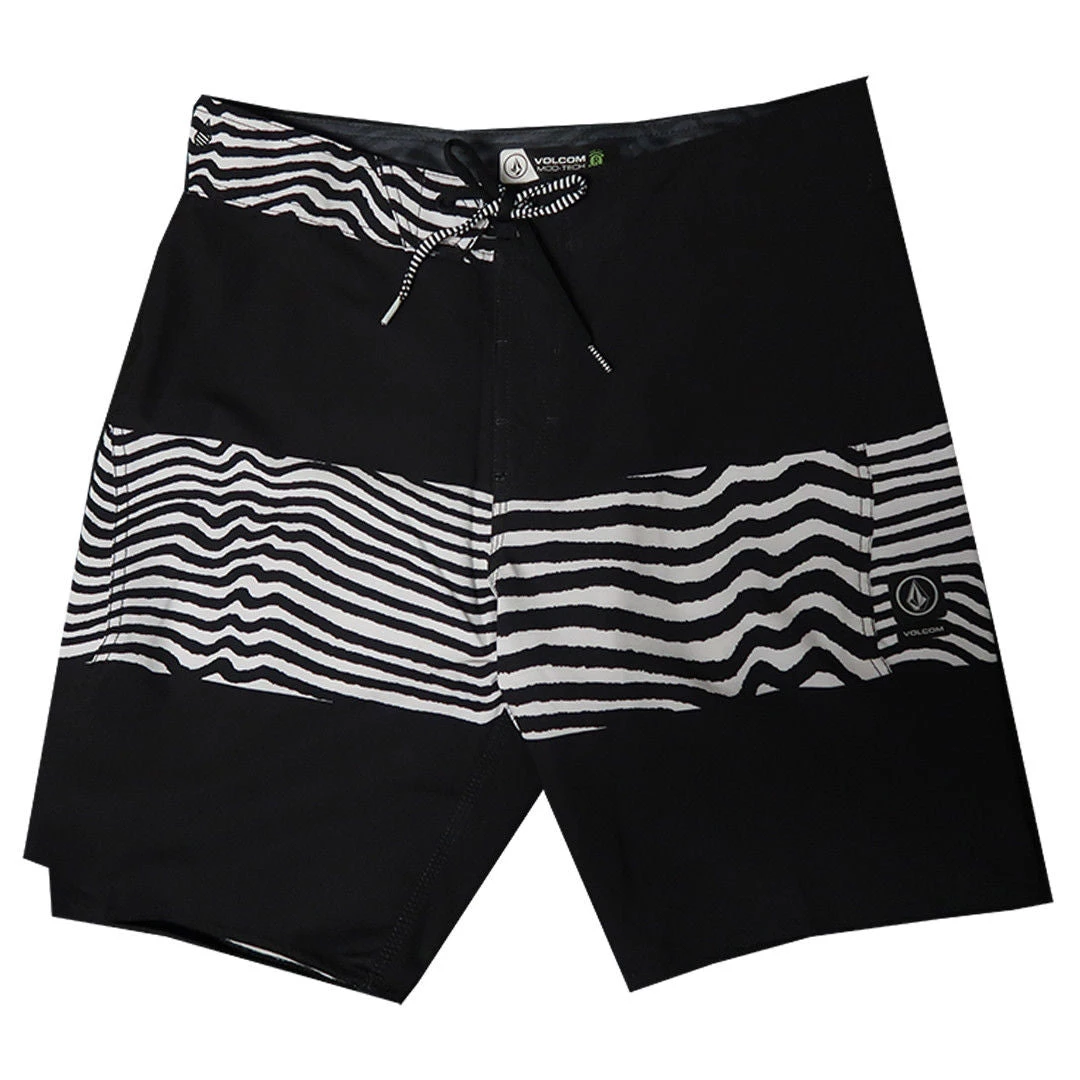 Volcom Men's Black Macaw Faded Mod-Tech Board Shorts (Retail $60) Mens 3 Volcom Men's Black Macaw Faded Mod-Tech Board Shorts (Retail $60) Mens