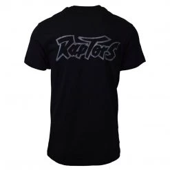 Spotted Clothing Mitchell & Ness Men’s Toronto Raptors Text Black S/S T-Shirt (S03)