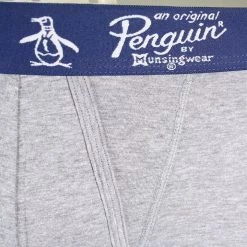 Original Penguin Men's Grey Open Fly Boxer Brief (S01A) 11 Original Penguin Men's Grey Open Fly Boxer Brief (S01A)