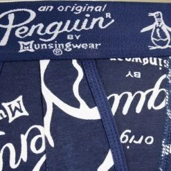 Original Penguin Men's Navy White Large Penguin Boxer Brief (S03B) 11 Original Penguin Men's Navy White Large Penguin Boxer Brief (S03B)