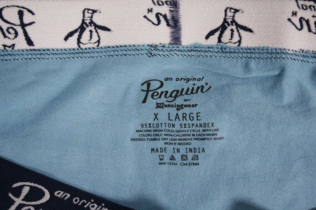 Original Penguin Men's Light Turquoise Open Fly Boxer Brief (S01B) 6 Original Penguin Men's Light Turquoise Open Fly Boxer Brief (S01B)