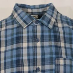 Vans Off The Wall Men's Coronet Blue Cleaned-J S/S Woven Shirt