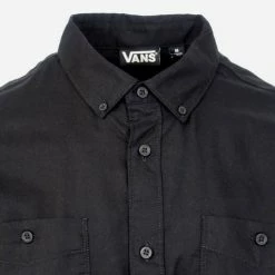 Vans Off The Wall Men's Black Walkover 2-J S/S Woven Shirt