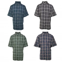 Carhartt Men's Classic Plaid S/S Woven Shirt XL-4XL