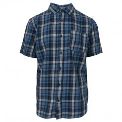 Vans Off The Wall Men's Coronet Blue Cleaned-J S/S Woven Shirt