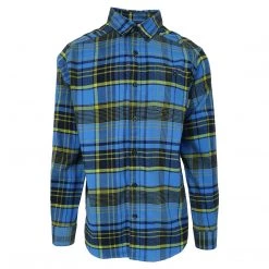 Columbia Men's Fountain Blue Cornell Woods L/S Flannel (Retail $60)