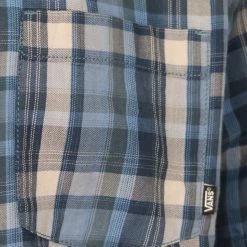 Vans Off The Wall Men's Coronet Blue Cleaned-J S/S Woven Shirt