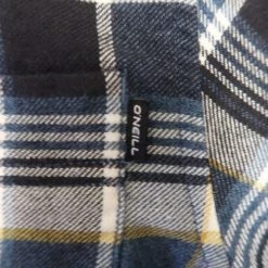 O'Neill Boy's Blue Plaid L/S Flannel Shirt (Retail $40) 10 O'Neill Boy's Blue Plaid L/S Flannel Shirt (Retail $40)