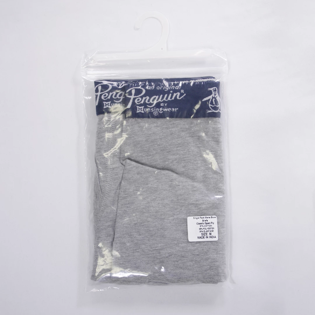 Original Penguin Men's Grey Open Fly Boxer Brief (S01A) 8 Original Penguin Men's Grey Open Fly Boxer Brief (S01A)