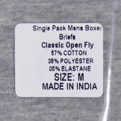 Original Penguin Men's Grey Open Fly Boxer Brief (S01A) 15 Original Penguin Men's Grey Open Fly Boxer Brief (S01A)