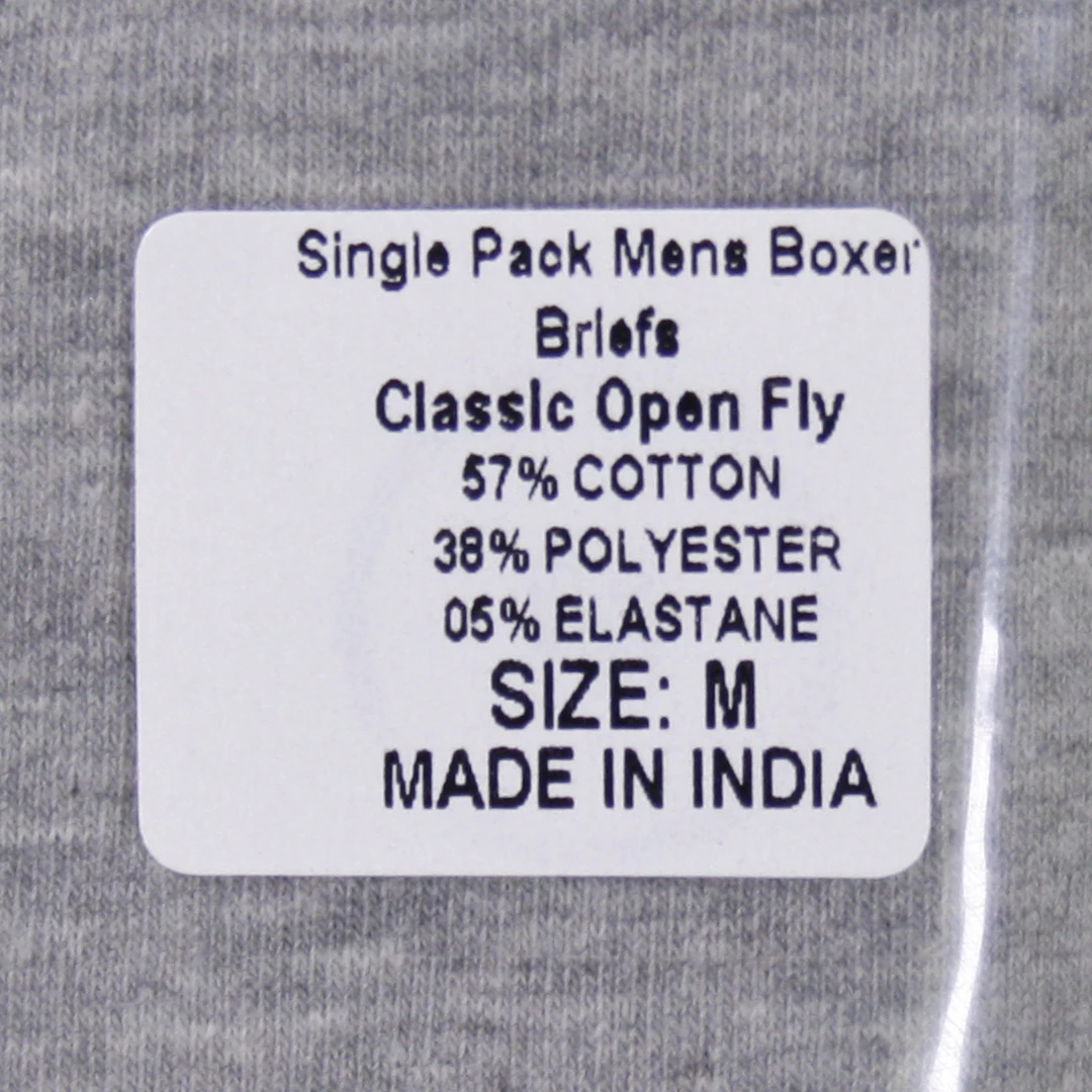 Original Penguin Men's Grey Open Fly Boxer Brief (S01A) 9 Original Penguin Men's Grey Open Fly Boxer Brief (S01A)