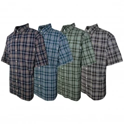 Carhartt Men's Classic Plaid S/S Woven Shirt XL-4XL