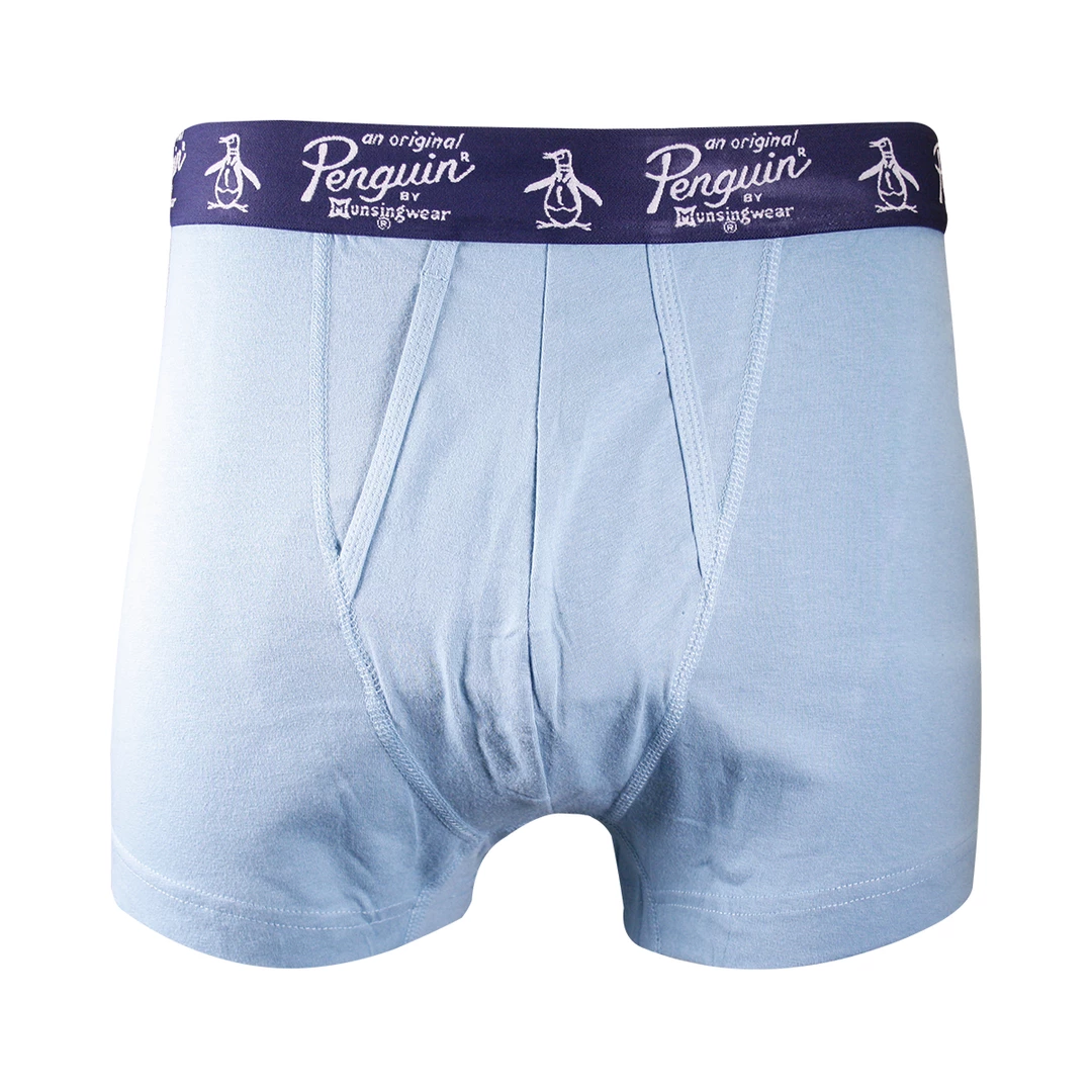 Original Penguin Men's Light Turquoise Open Fly Boxer Brief (S01B) 3 Original Penguin Men's Light Turquoise Open Fly Boxer Brief (S01B)
