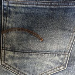 G-Star RAW Men's 3301 Straight Medium Aged Finch Stretch Denim (Retail $150)