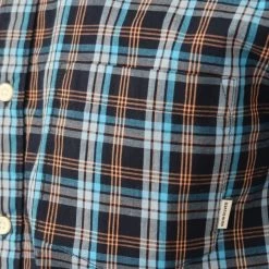 Quiksilver Quik Silver Men's Blue Everyday Check S/S Woven Shirt (Retail $44) Size Small