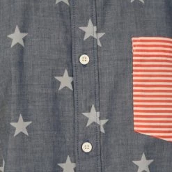 Quiksilver Quik Silver Men's 4th July S/S Woven Shirt (Retail $55)