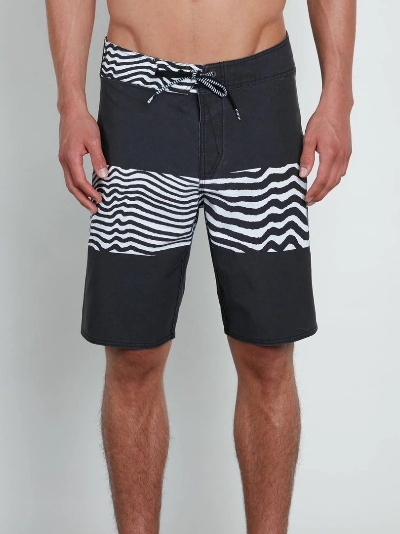 Volcom Men's Black Macaw Faded Mod-Tech Board Shorts (Retail $60) Mens 5 Volcom Men's Black Macaw Faded Mod-Tech Board Shorts (Retail $60) Mens