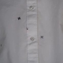 Vans Off The Wall Men's Bright White Cross Hatch-J S/S Woven Shirt