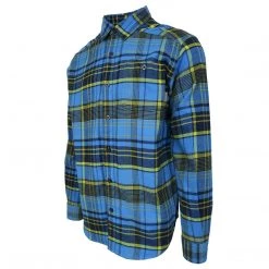 Columbia Men's Fountain Blue Cornell Woods L/S Flannel (Retail $60)