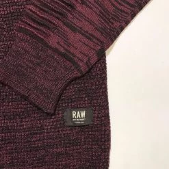 G-STAR RAW Women's Maroon Suzaki Knit L/S Pull Over Sweater (Retail $120) (Size XS)