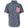 Quiksilver Quik Silver Men's 4th July S/S Woven Shirt (Retail $55) 1 Quiksilver Quik Silver Men's 4th July S/S Woven Shirt (Retail $55)
