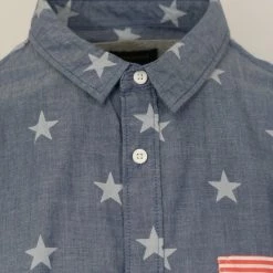 Quiksilver Quik Silver Men's 4th July S/S Woven Shirt (Retail $55)