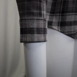 Harley-Davidson Men's Grey White Plaid L/S Woven Shirt (S03)