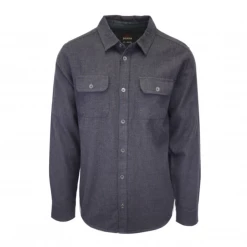 Prana Men's Grey L/S Flannel (S46)
