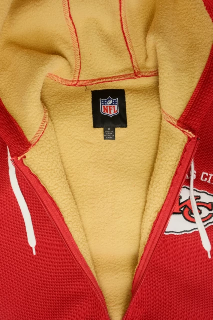 G-III Men's Red Yellow NFL Kansas City Chiefs Rib Knitted Full Zip Hoodie Mens 7 G-III Men's Red Yellow NFL Kansas City Chiefs Rib Knitted Full Zip Hoodie Mens