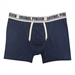 Original Penguin Men's 3 Pack Navy Blue, Maroon, Navy Blue Boxer Brief