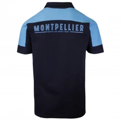 Kappa Men's Blue Marine Azure Balla Montpellier Herault S/S Polo Shirt Mens