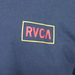 RVCA Men's Navy Balance Of Opposites Now Relaxed Fit S/S T-Shirt (S36)