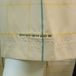 Columbia Men's Beige Plaid Thirty Mile Ledge EXS S/S Woven Shirt (271) XL