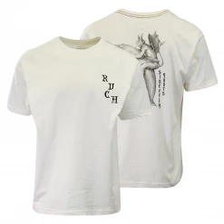 RVCA Men's Cream Sincerely Yours The Balance Of Opposites S/S T-Shirt (S05)