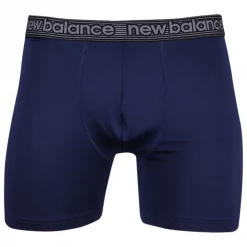 New Balance Men's Black, Navy, Bright Blue 4 Pack Boxer Brief (S04) Mens