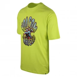 New Arrivals Volcom Men's Fluorescent Yellow Zombie Club S/S T-Shirt (S53)