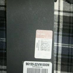 Harley-Davidson Men's Blue White Black Plaid L/S Woven Shirt (S02)