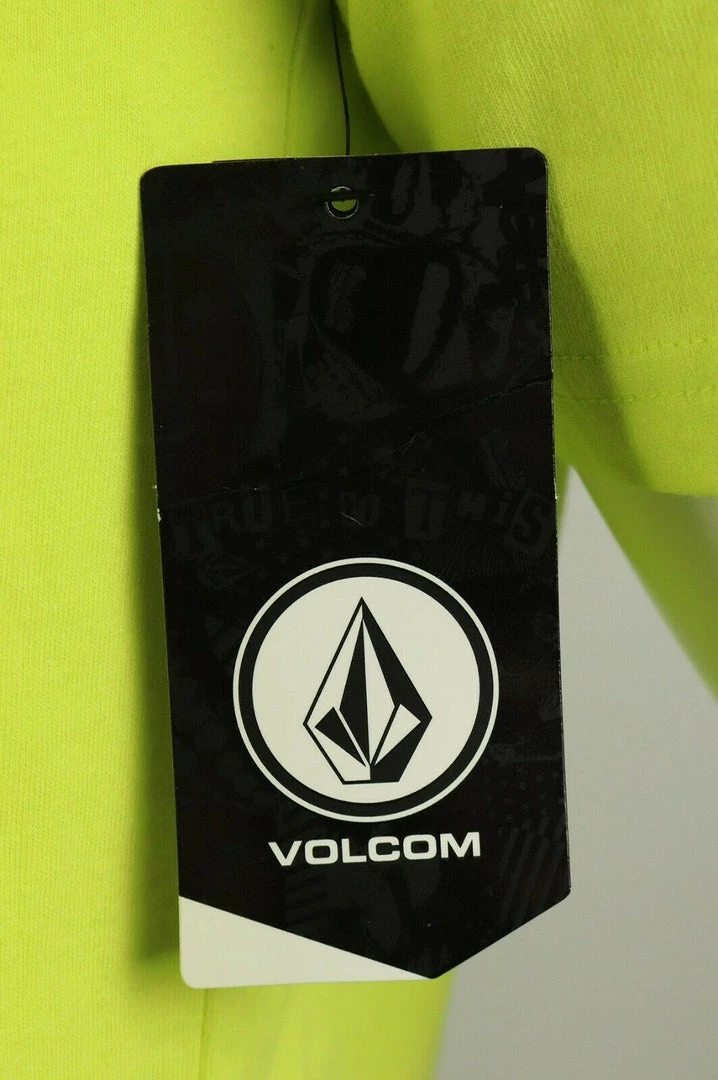 New Arrivals Volcom Men's Fluorescent Yellow Stone Purple Hand S/S T-Shirt (S46) 9 New Arrivals Volcom Men's Fluorescent Yellow Stone Purple Hand S/S T-Shirt (S46)