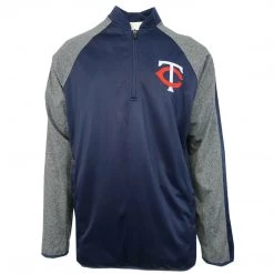 G-III Sports By Carl Banks Men's MLB Two Tone 1/3 Zip Sweater