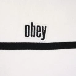 OBEY Men's Blue White Black Blocked S/S T-Shirt