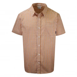 Columbia Men's Rapid Rivers II Solid Box Plaid S/S Shirt (Retail $40)
